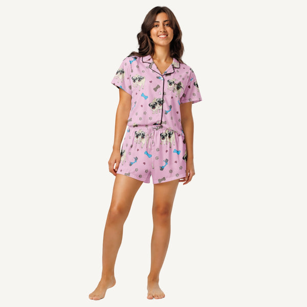 Custom Pajama Set - Short Sleeve and Shorts