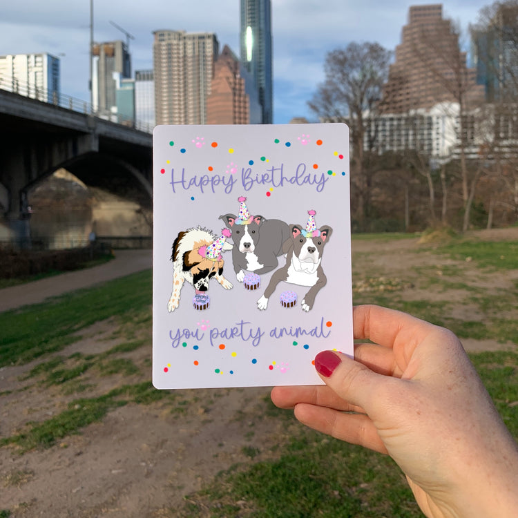 Birthday Card | Party Animal | Soul Feat