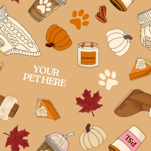 Pre Drawn Pet Pattern - All Options