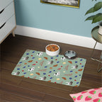 Custom Dog Bowl Mat