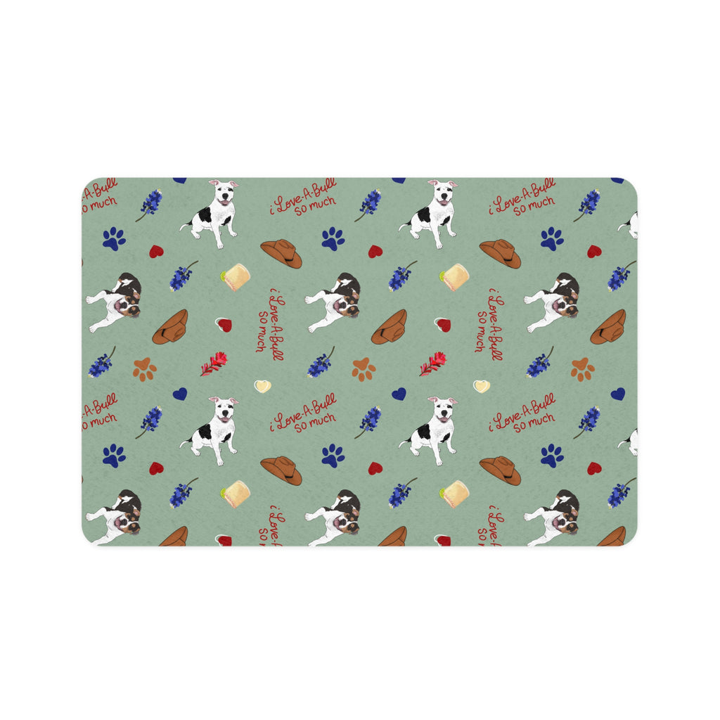 Custom Dog Bowl Mat