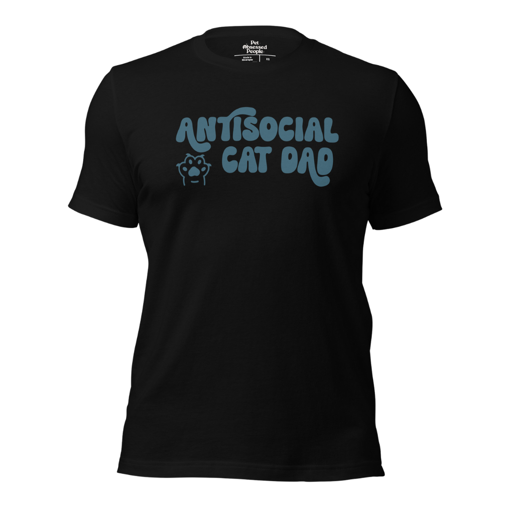 Antisocial Cat Dad Unisex Tee