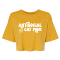 Antisocial Cat Mom Cotton Crop