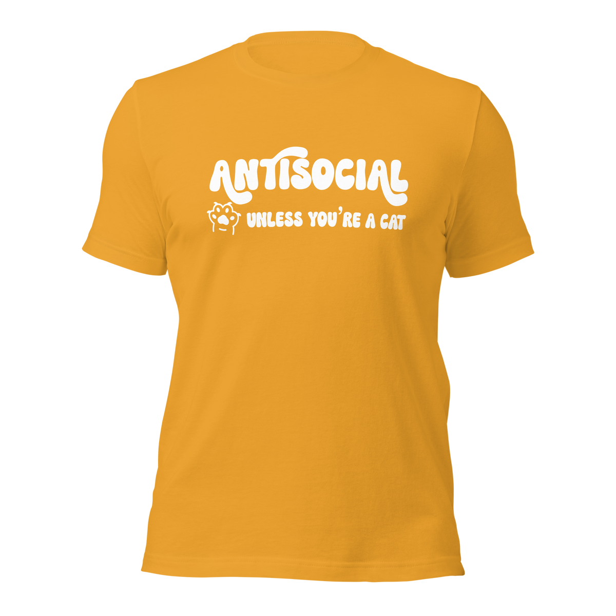Antisocial Unless You're A Cat Unisex Tee