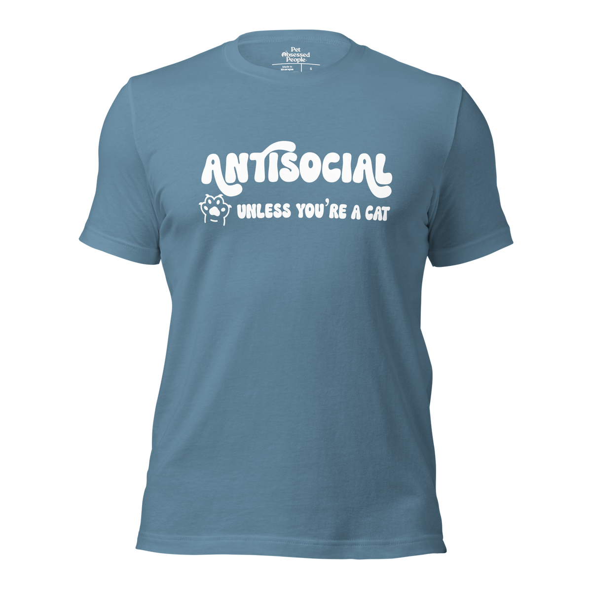 Antisocial Unless You're A Cat Unisex Tee