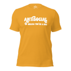 Antisocial Unless Youre A Dog tee | Dog Parent shirt | Pet Obsessed People
