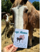 Hay, Thanks! 100% Tree Free Card | Thank You Card