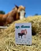 Hay, Thanks! 100% Tree Free Card | Thank You Card