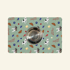 i Love-A-Bull so much - Dog Bowl Mat