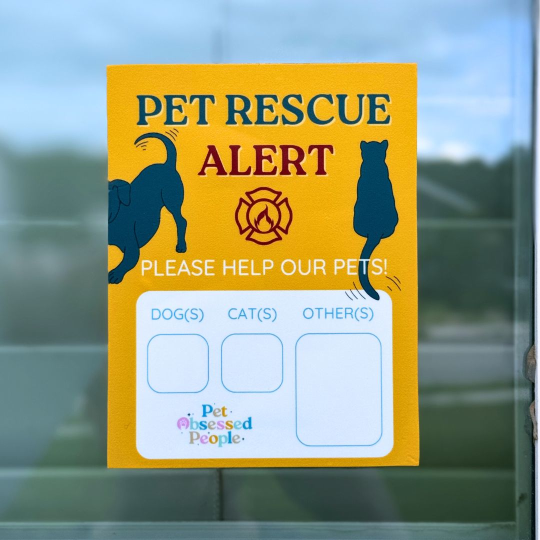 Pet Rescue Alert Sticker for Ultimate Pet Safety – Emergency Fire Safe ...