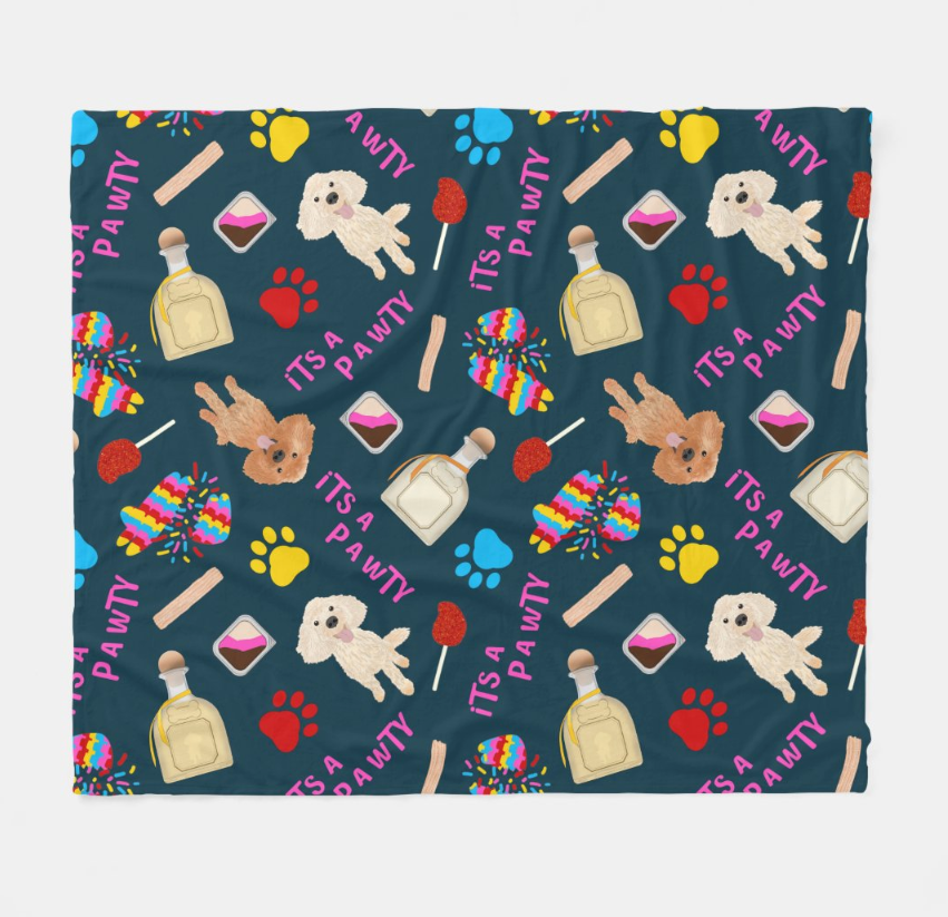 Custom Pet Blanket - Classic POP Patterns