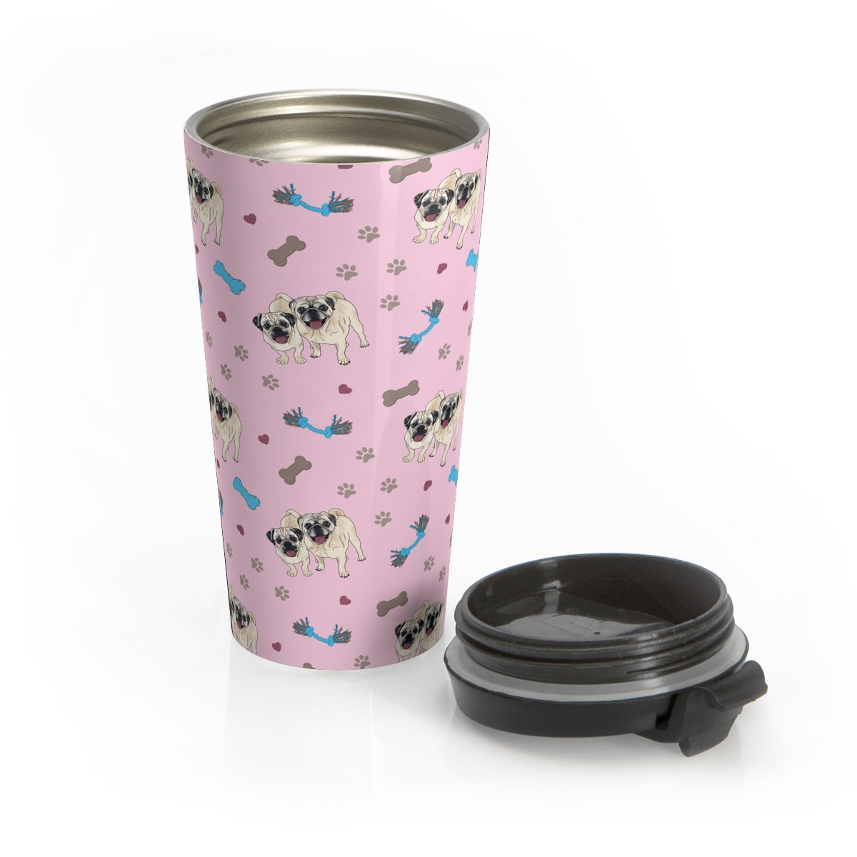 Personalized Travel Mug - Classic POP Pattern