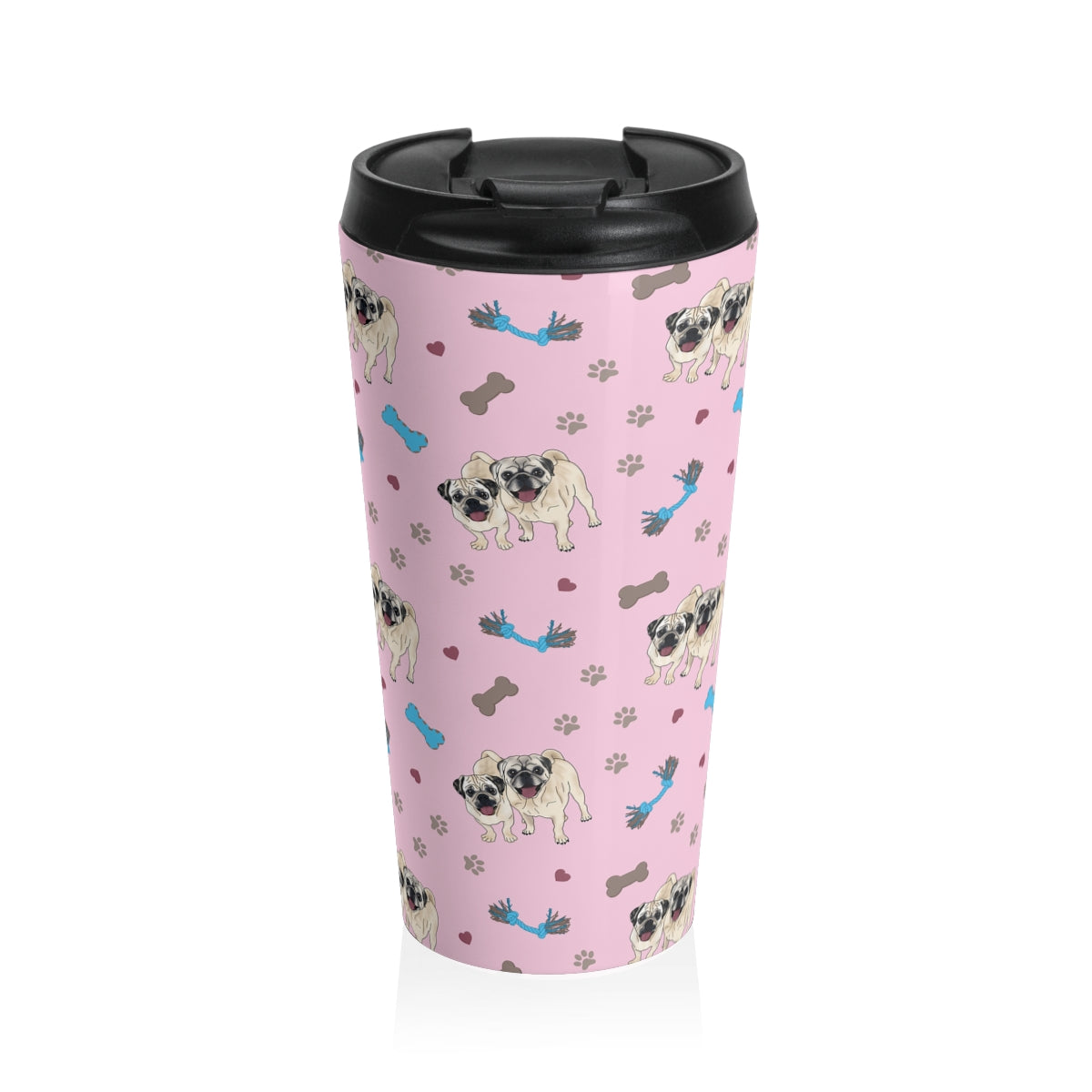 Personalized Travel Mug - Classic POP Pattern