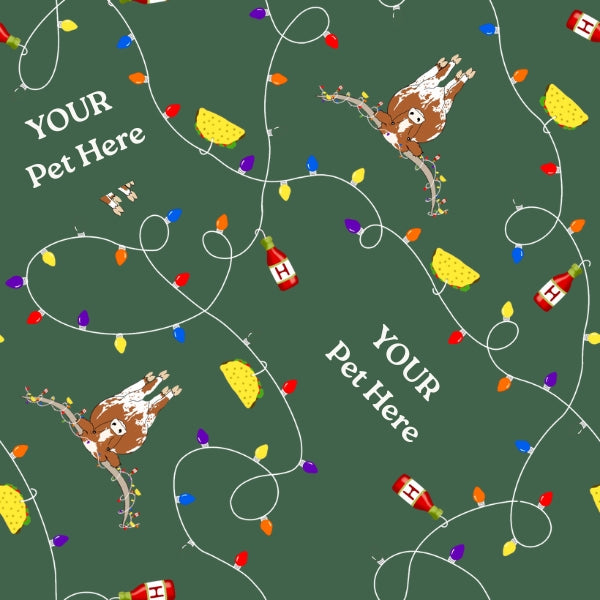 Holiday Themed Pre Drawn Pet Pattern
