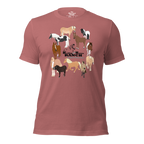 Healing With Horses Herd Unisex t-shirt