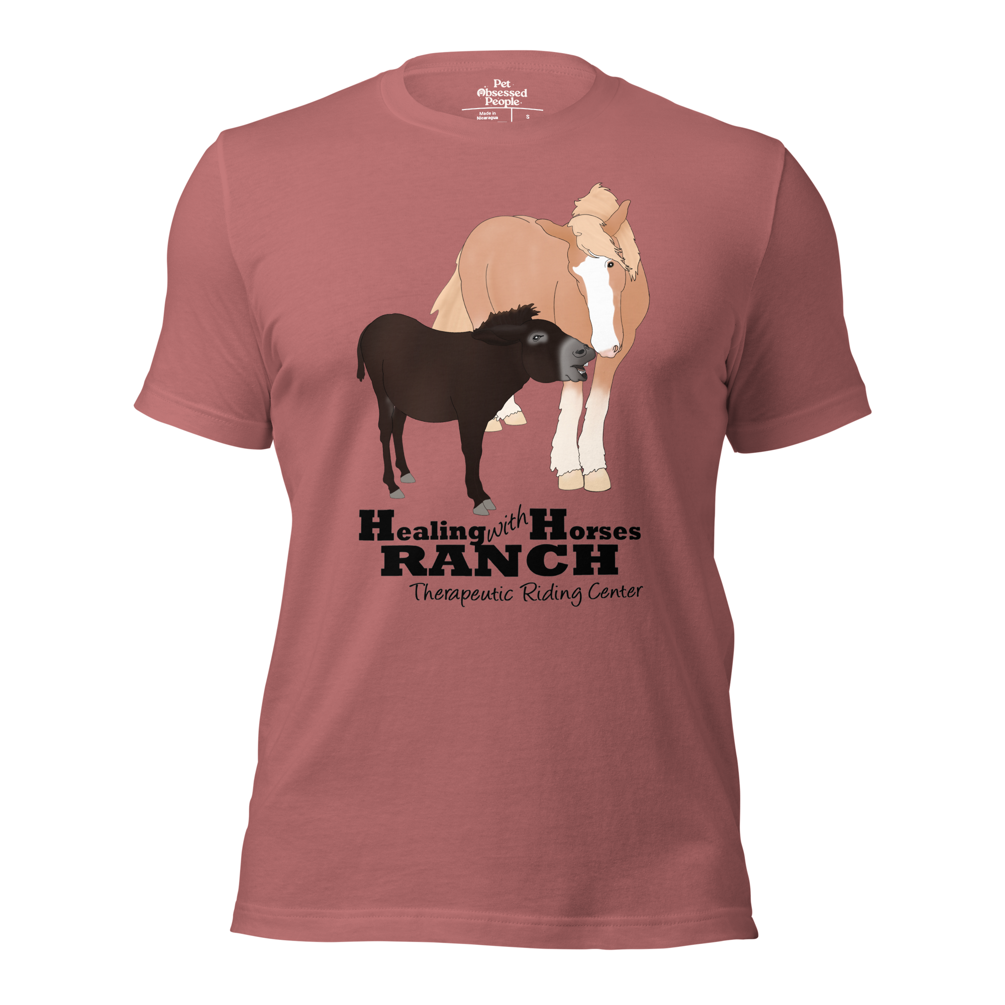 Hercules & Sweet Pea Tee - Healing With Horses