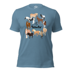 Healing With Horses Herd Unisex t-shirt