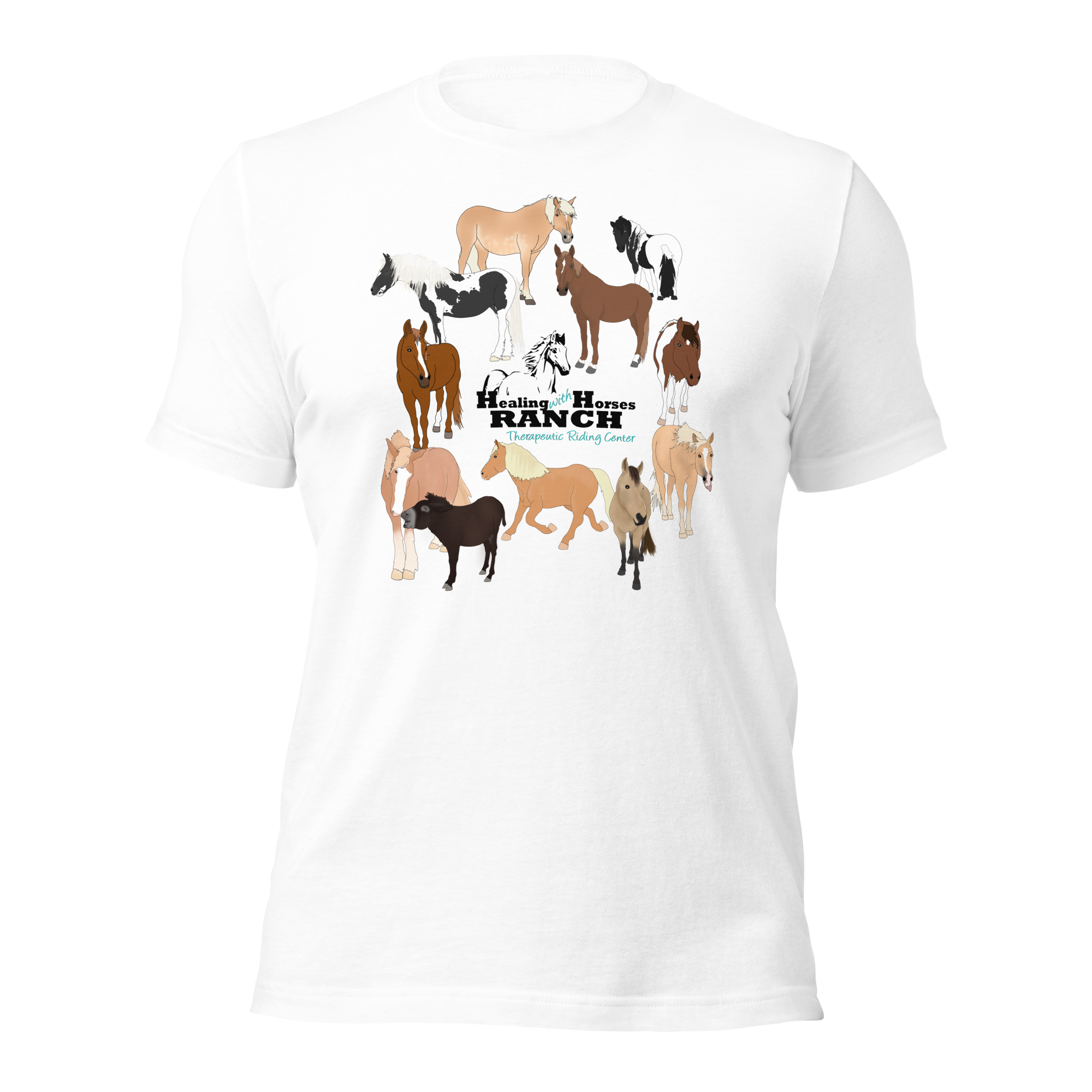 Healing With Horses Herd Unisex t-shirt