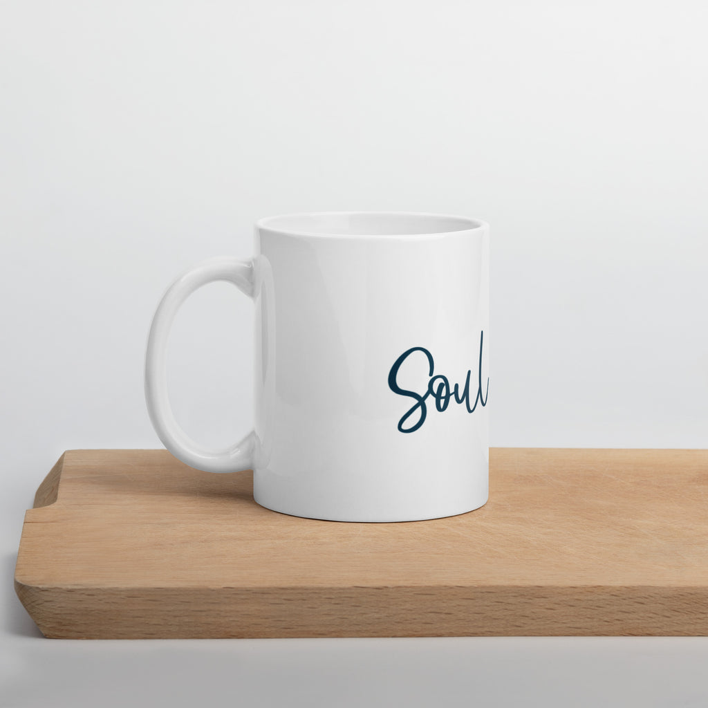Template White glossy mug