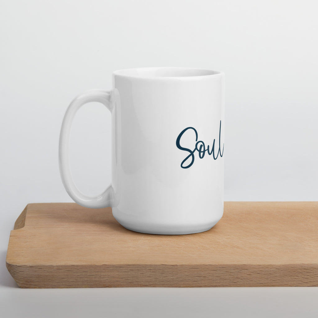Template White glossy mug