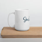 Template White glossy mug