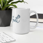 Template White glossy mug