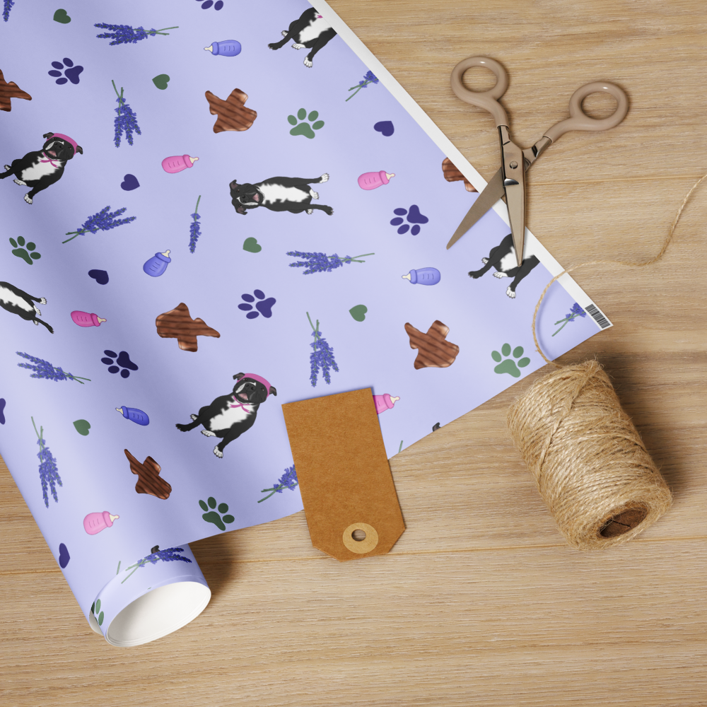 Baby Doll Wrapping paper roll